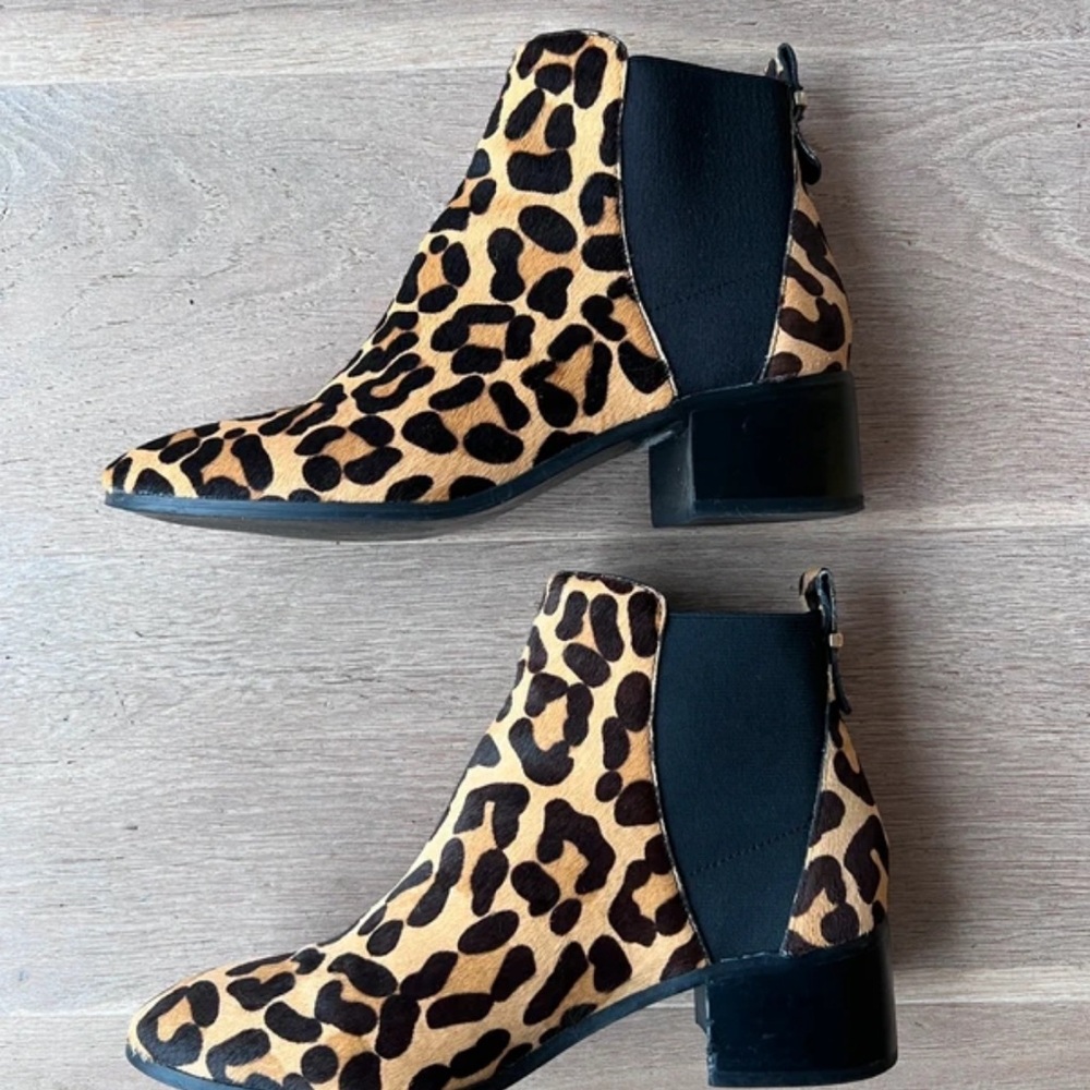 Stylish Leopard Print Ankle Booties